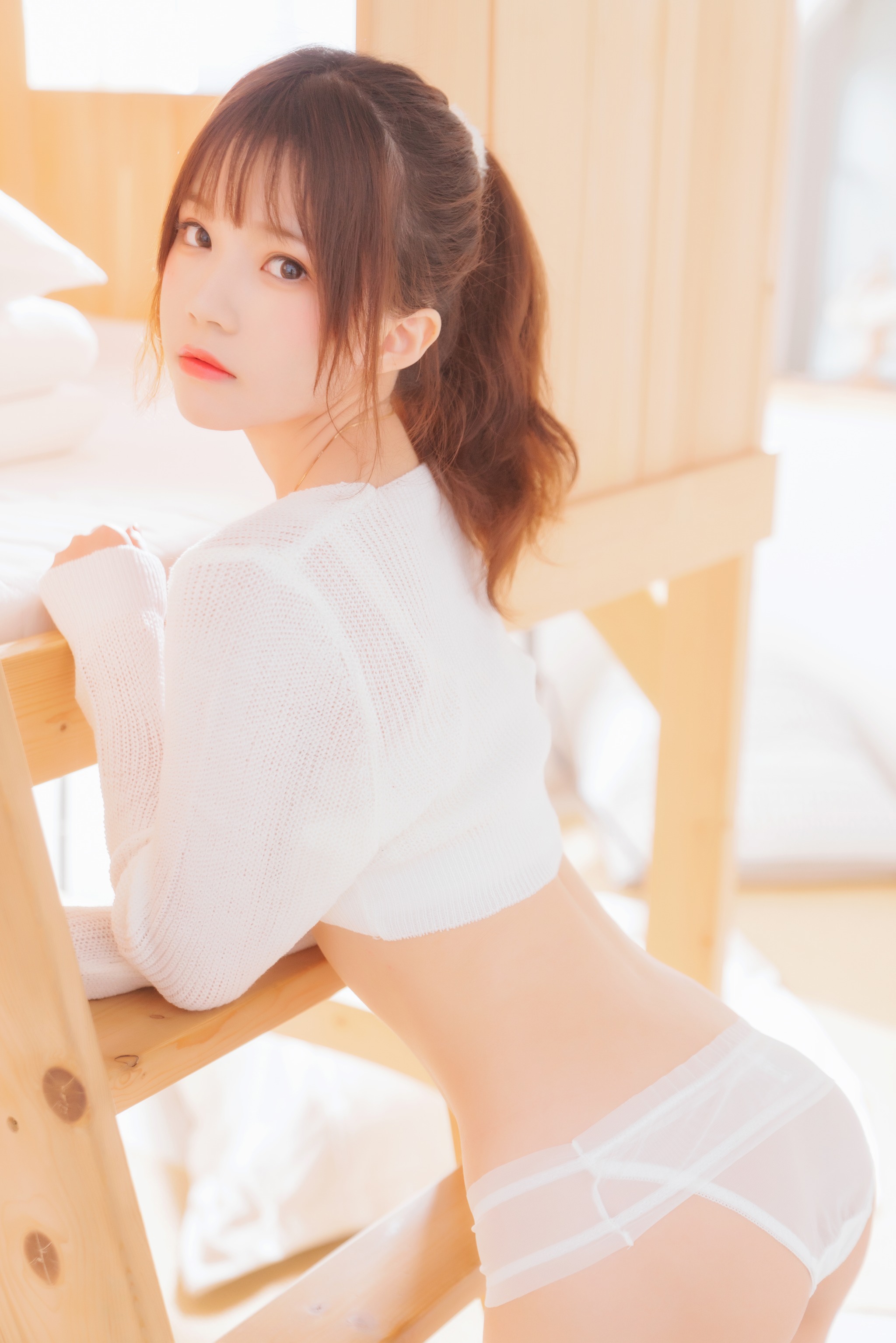 图片[1]-桜桃喵 – NO.063 小白 [33P]-XikXak